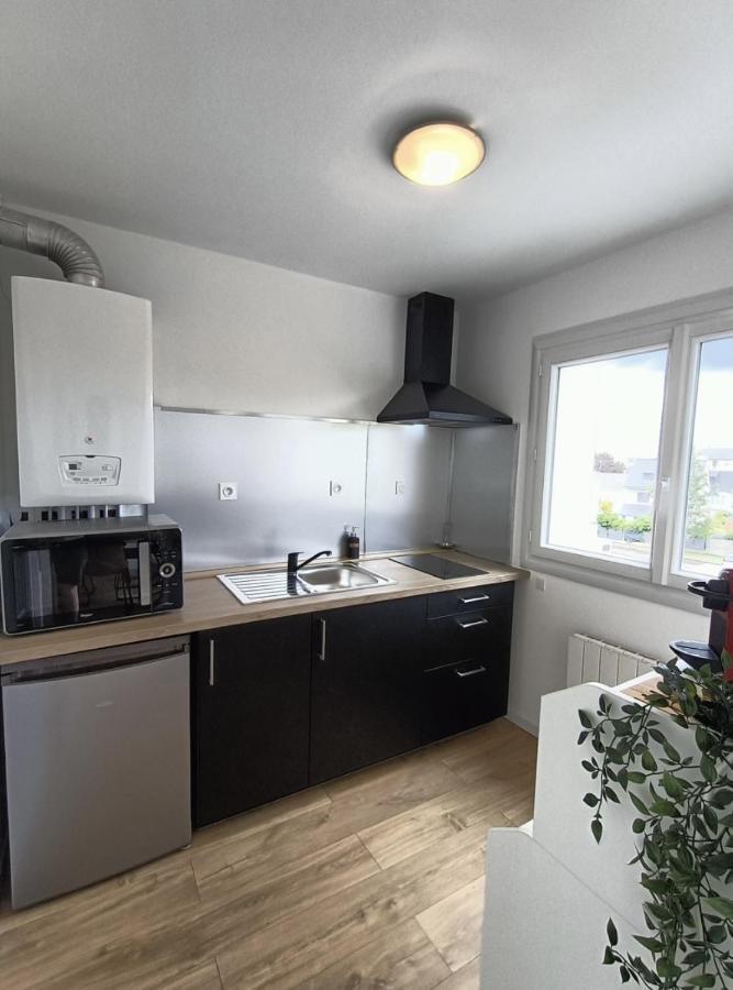 Appartement Sans Vis A Vis A 2 Min De La Rocade Rennes Buitenkant foto